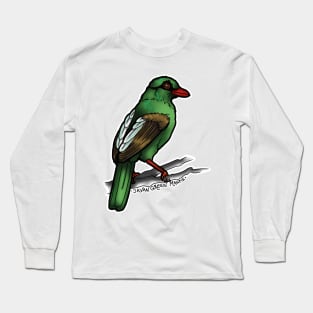 Javan Green Magpie 2 SING FOR SONGBIRDS Long Sleeve T-Shirt